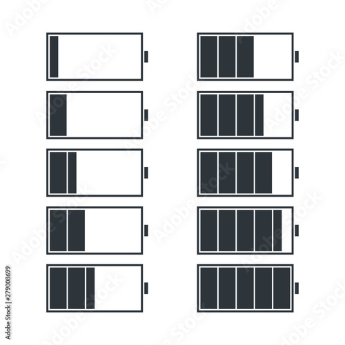 Battery Charge Level Vector Illustration