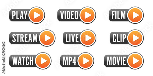 Play Button Set