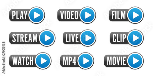 Play Button Set