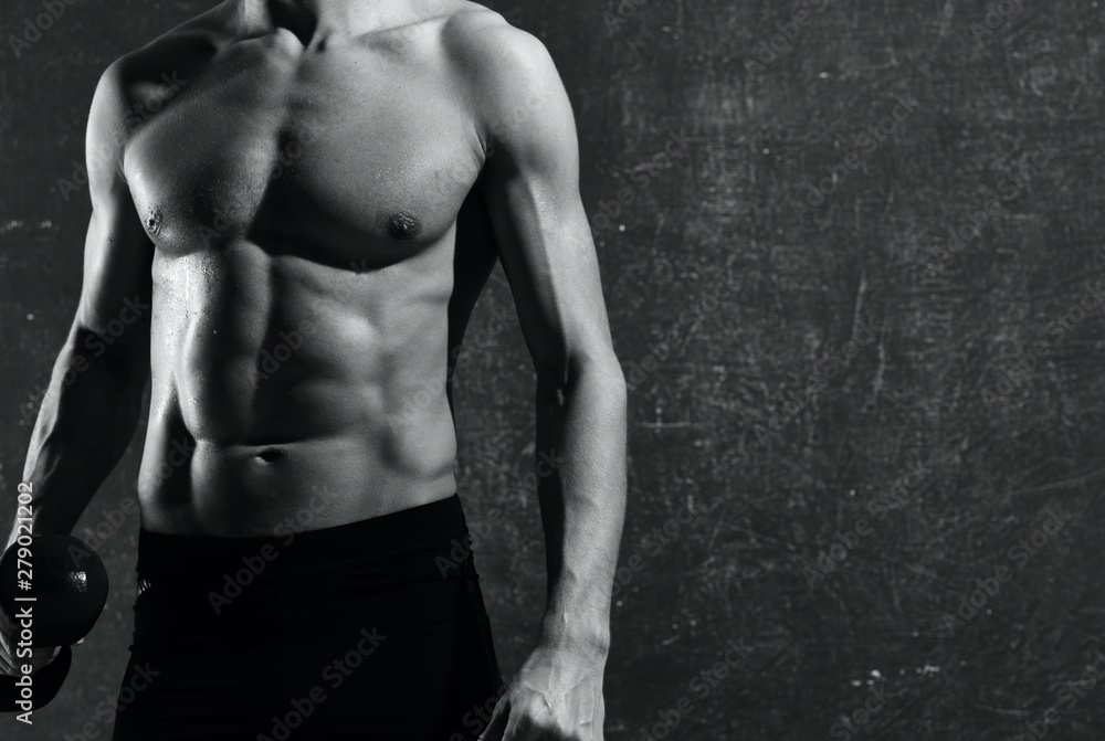 portrait of muscular man portrait of muscular man