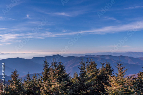 view from Mount Mitchell NC