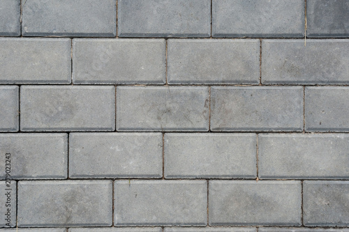 Wallpaper Mural Brick pavement tile, top view. Light sidewalk, pavement texture Torontodigital.ca