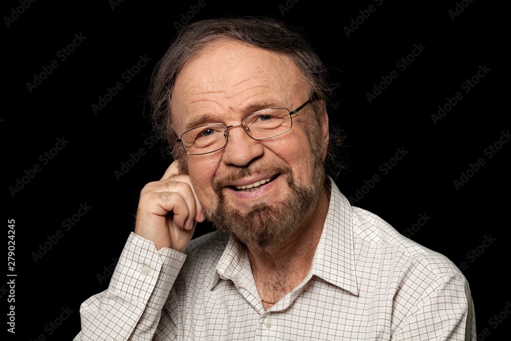 Portrait of a Smiling Senior Man Portrait of a Smiling Senior Man