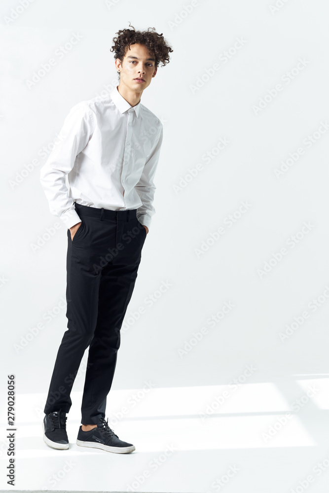 portrait of a young man in suit portrait of a young man in suit