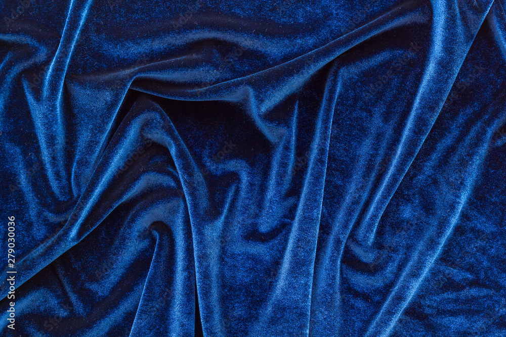 Abstract blue fabric texture pattern top view mockup Abstract blue fabric texture pattern top view mockup