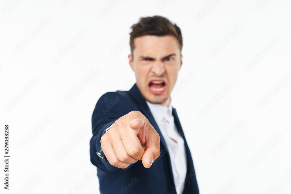 young businessman with thumbs up young businessman with thumbs up