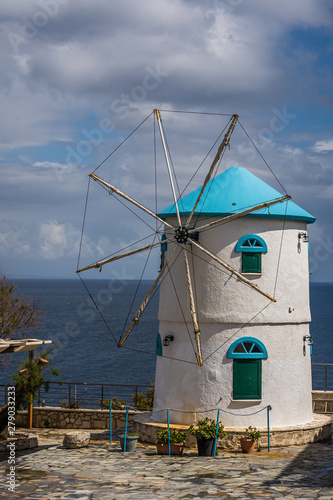 Old windmill in Skinari Cape