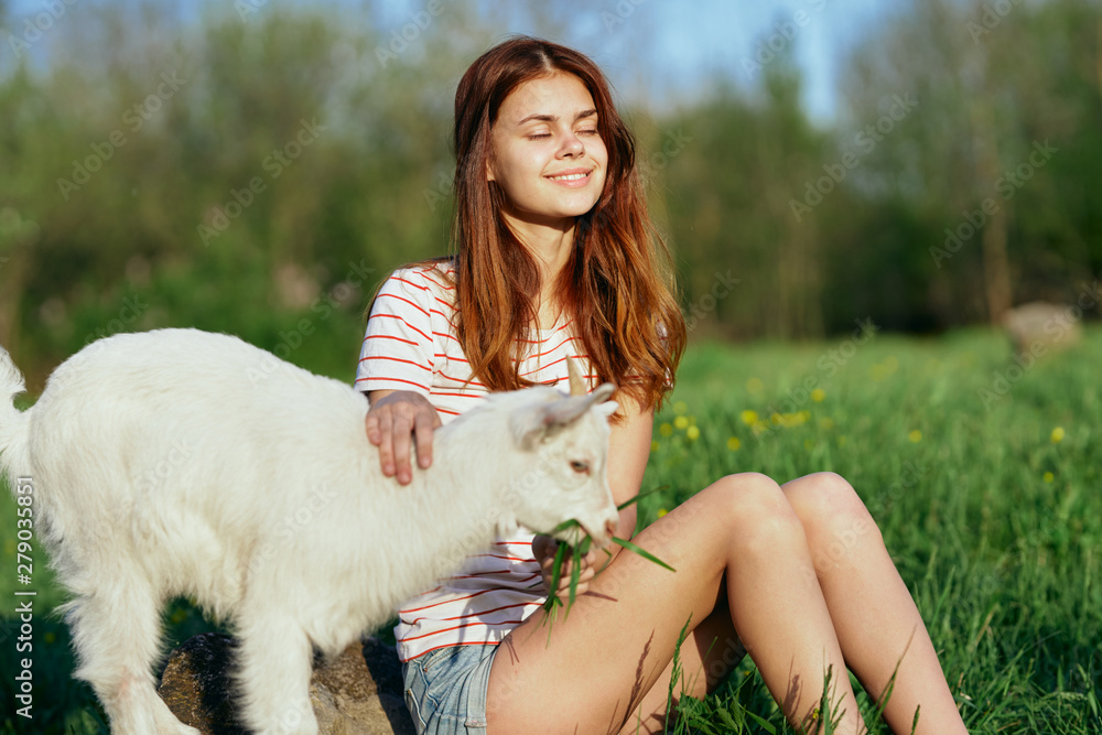 girl with dog girl with dog