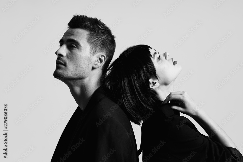 portrait of young couple portrait of young couple