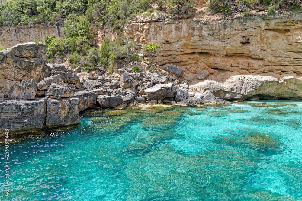 Naklejka premium Spiaggia di Su Achileddu - Sardinia Italy
