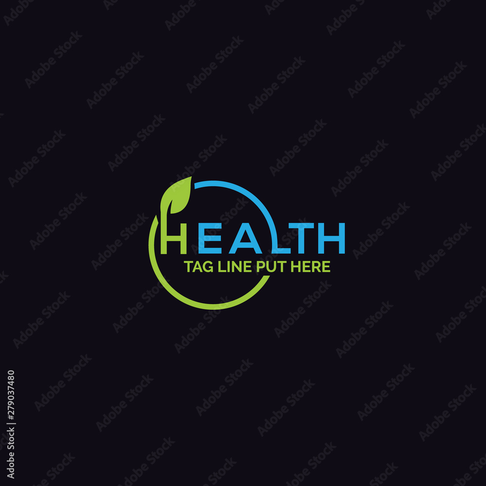 HEALTH TYPOGRAPHY LOGO/IDENTITY DESIGN FOR USE ALL PURPOSE HEALTH TYPOGRAPHY LOGO/IDENTITY DESIGN FOR USE ALL PURPOSE