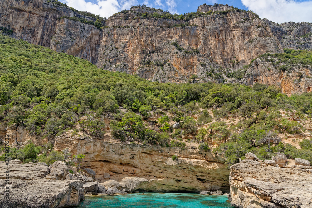 Naklejka premium Spiaggia di Su Achileddu - Sardinia Italy