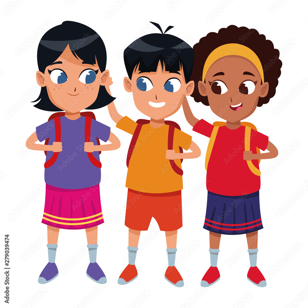 childhood cute school students cartoon childhood cute school students cartoon