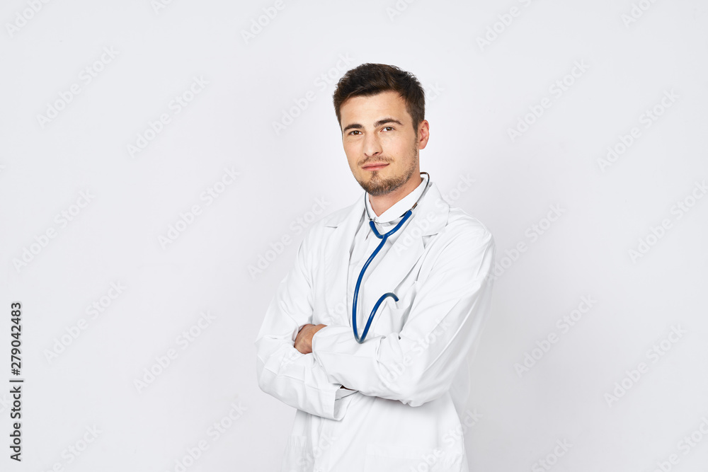 portrait of a young doctor portrait of a young doctor