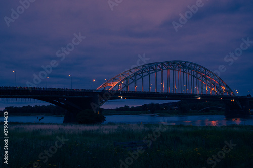 The Waalbridge Nijmegen during Night
