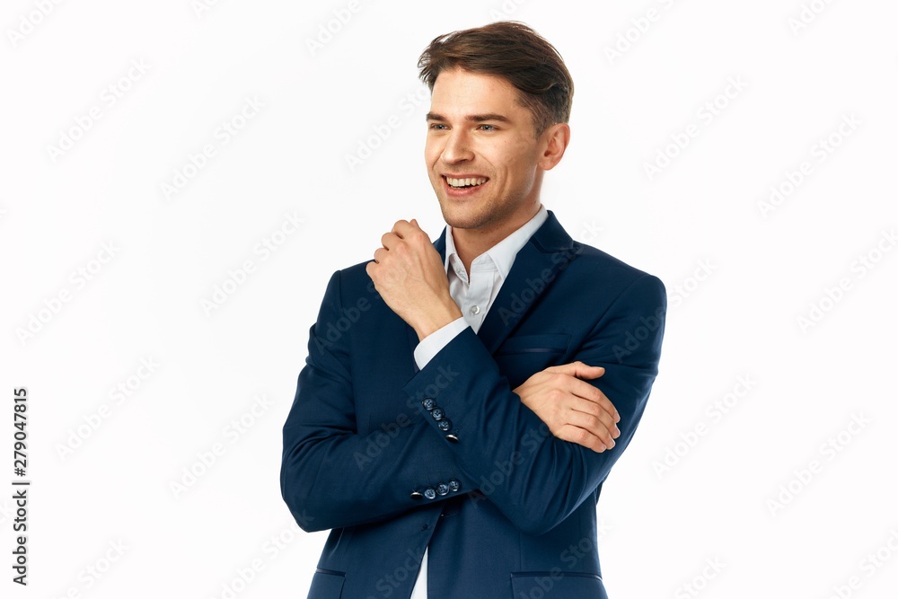 portrait of a businessman isolated on white portrait of a businessman isolated on white