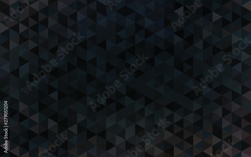 Trendy black triangles creative pattern abstract. Creative cristal background.