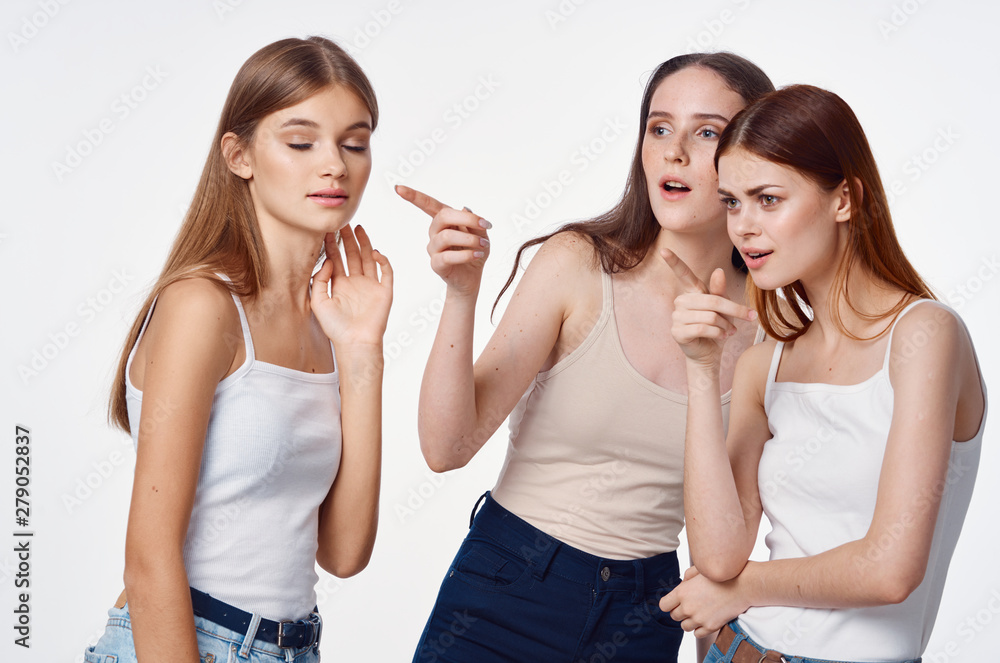 young smiling woman with perfect skin on face looking at camera young smiling woman with perfect skin on face looking at camera