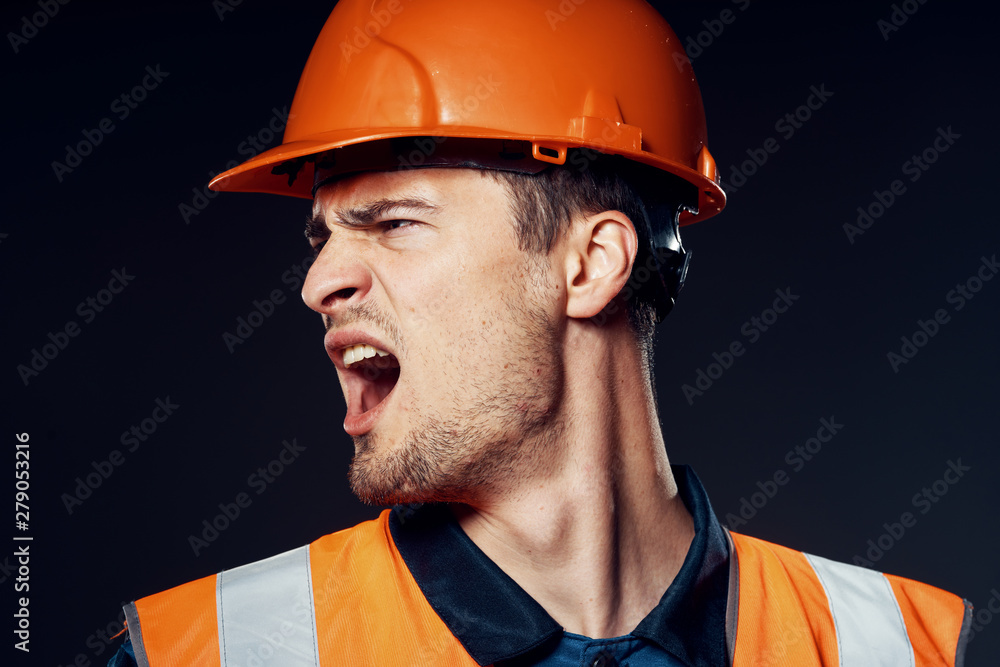 portrait of construction worker portrait of construction worker