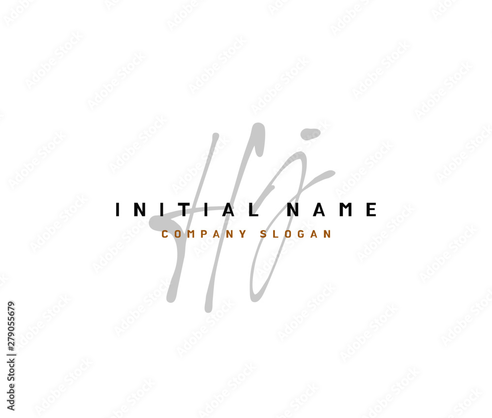 H J HJ Beauty vector initial logo, handwriting logo of initial signature, wedding, fashion, jewerly, boutique, floral and botanical with creative template for any company or business. H J HJ Beauty vector initial logo, handwriting logo of initial signature, wedding, fashion, jewerly, boutique, floral and botanical with creative template for any company or business.