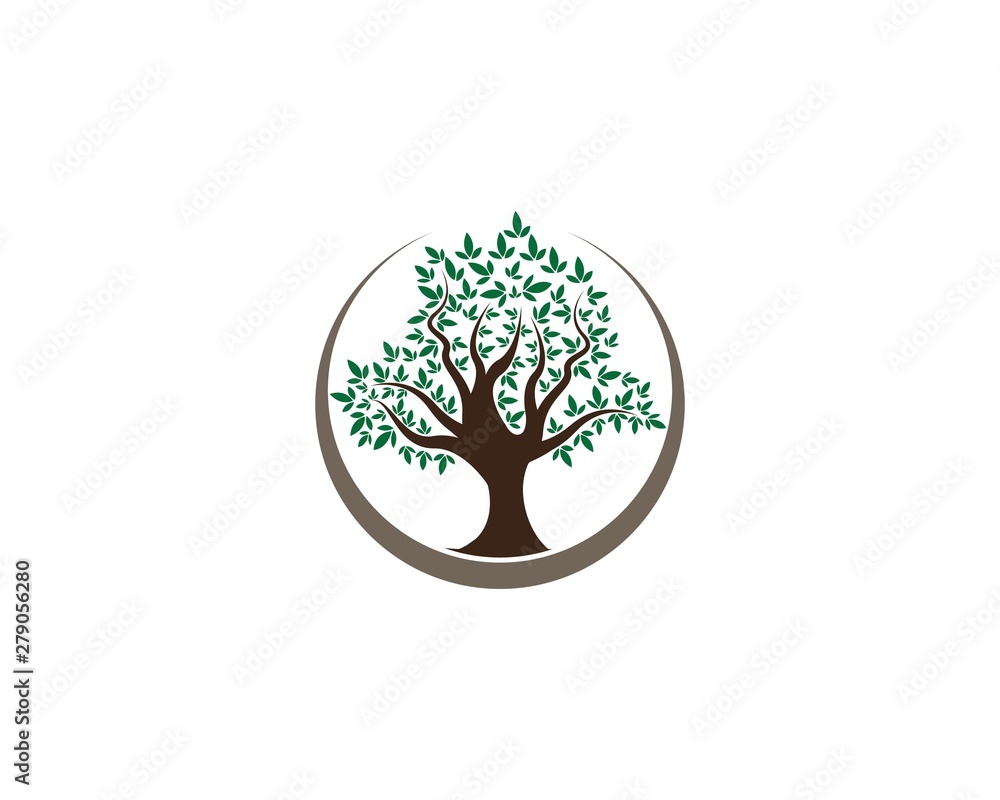 Obraz premium Green Of tree leaf logo ecology element nature vector