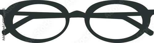 Folded Black Glasses