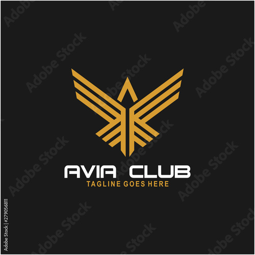 Avia Club Logo Design Inspiration