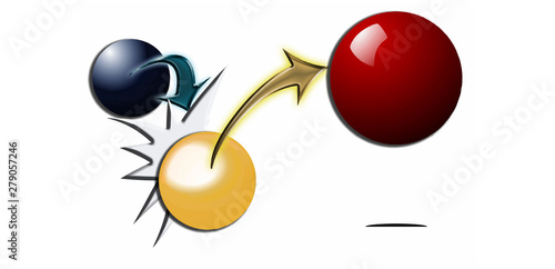 Bolas billar rebotando