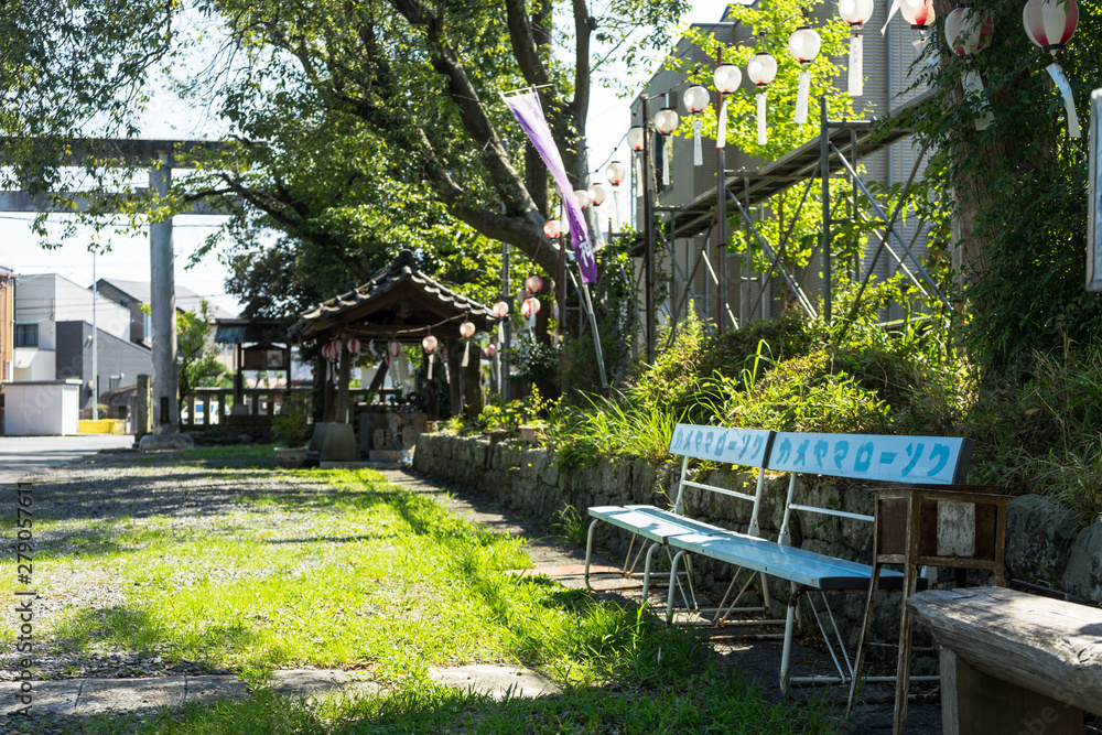 静岡八幡神社の休憩所