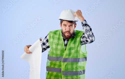 construction worker with hammer
