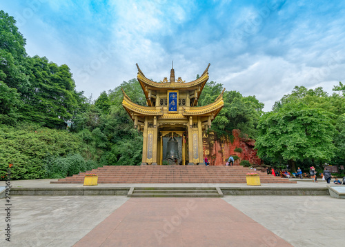 Wallpaper Mural The first mountain pavilion at the foot of Mount Emei, China Torontodigital.ca