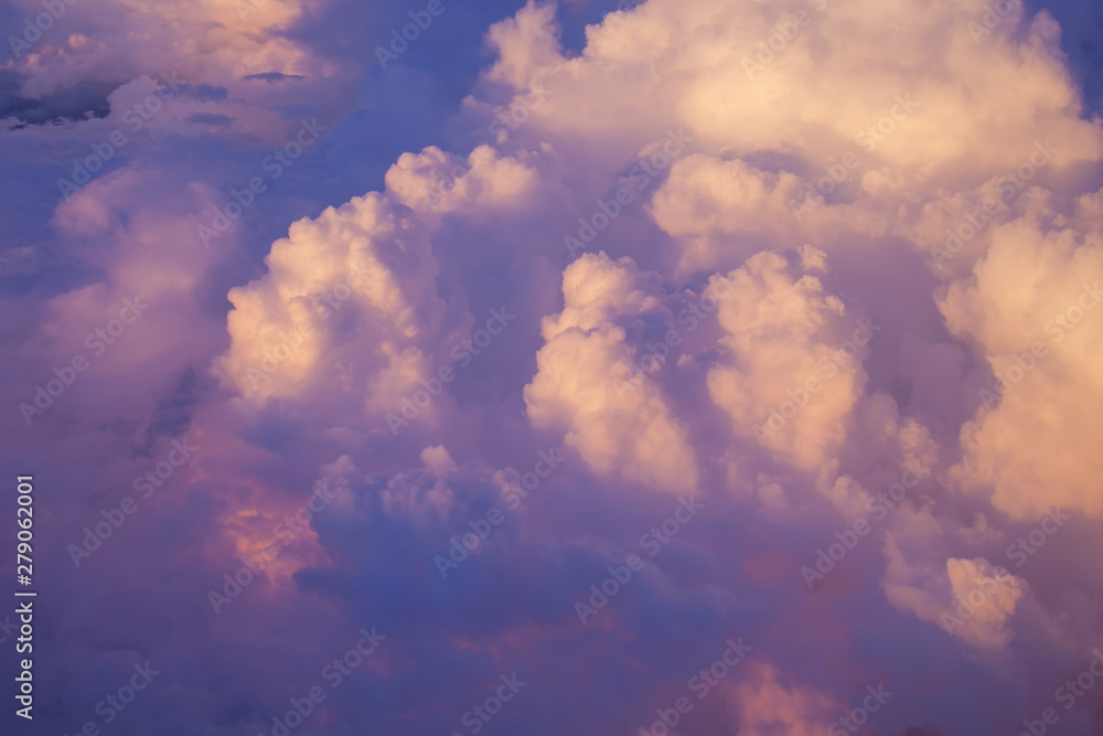 Indigo Sunset Cloudscape