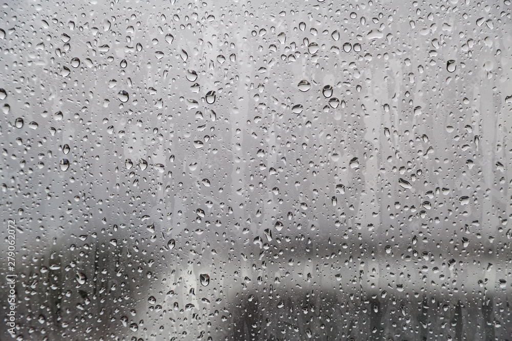 Water drop on glass windows Water drop on glass windows