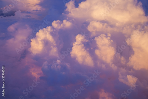 Indigo Sunset Cloudscape