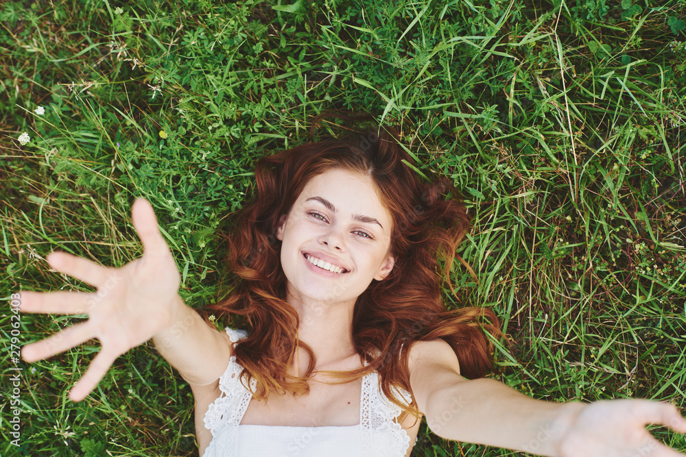 girl in grass girl in grass