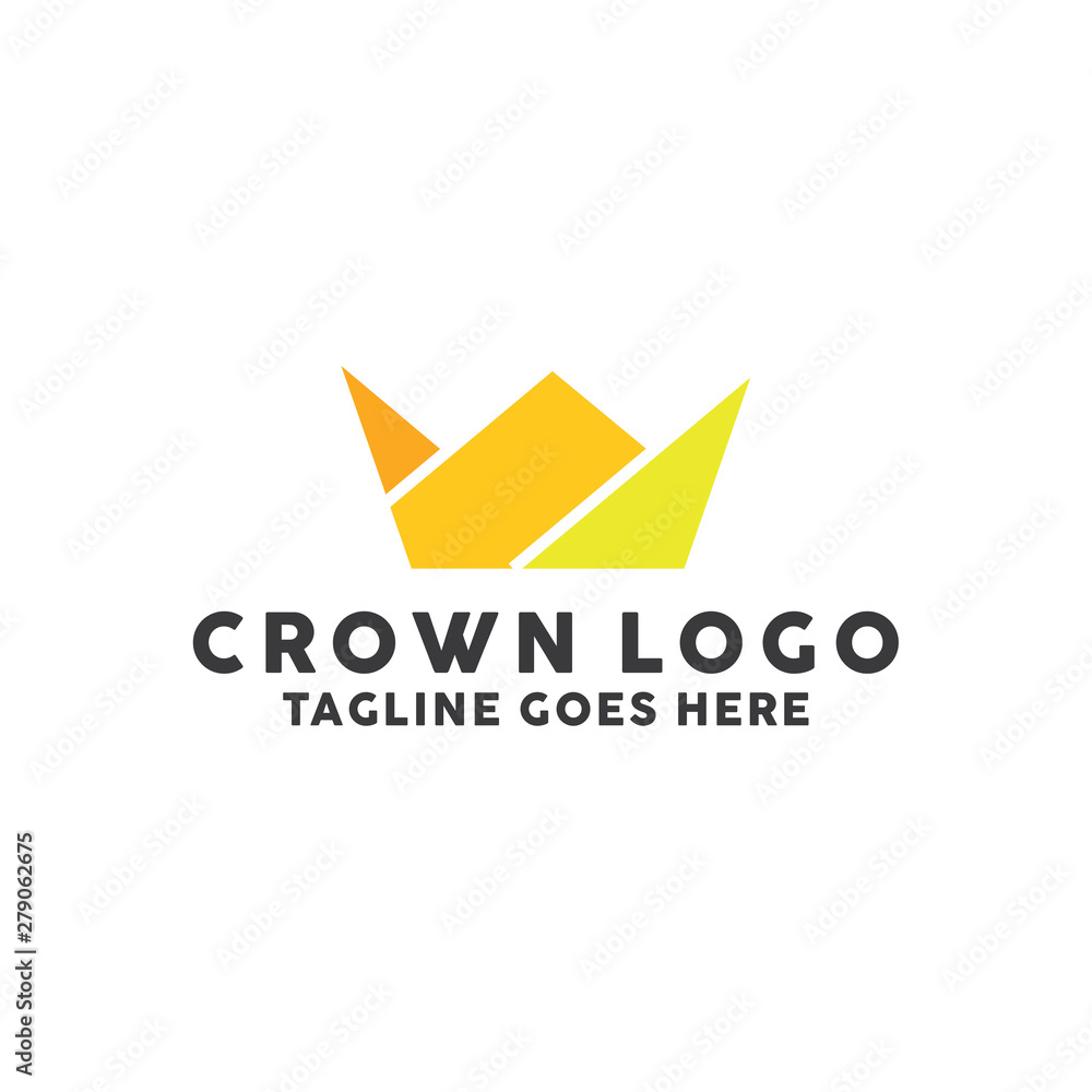Colorful Crown logo design template. Premium and Modern Icon. Creative Symbol. Shape Crown Logotype. Colorful Crown logo design template. Premium and Modern Icon. Creative Symbol. Shape Crown Logotype.