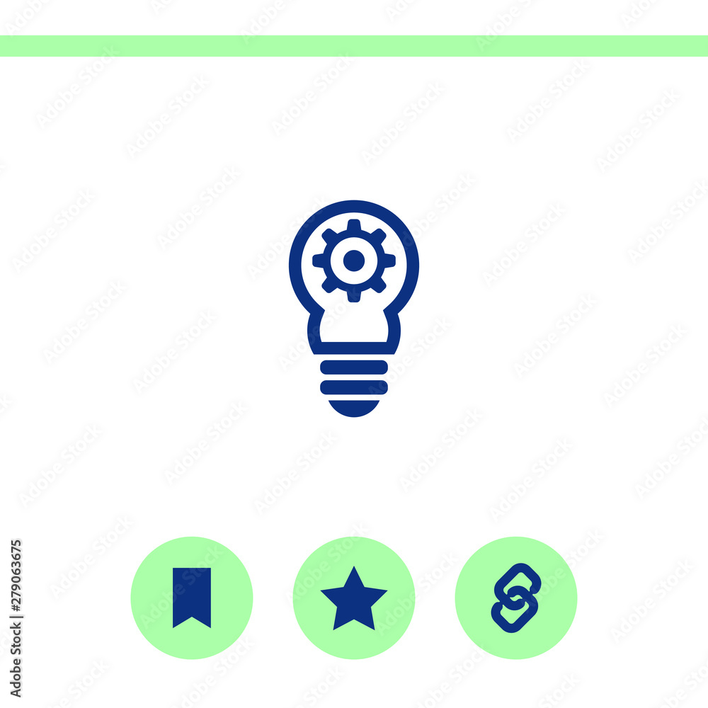 Simple flat icon on white background. Simple flat icon on white background.