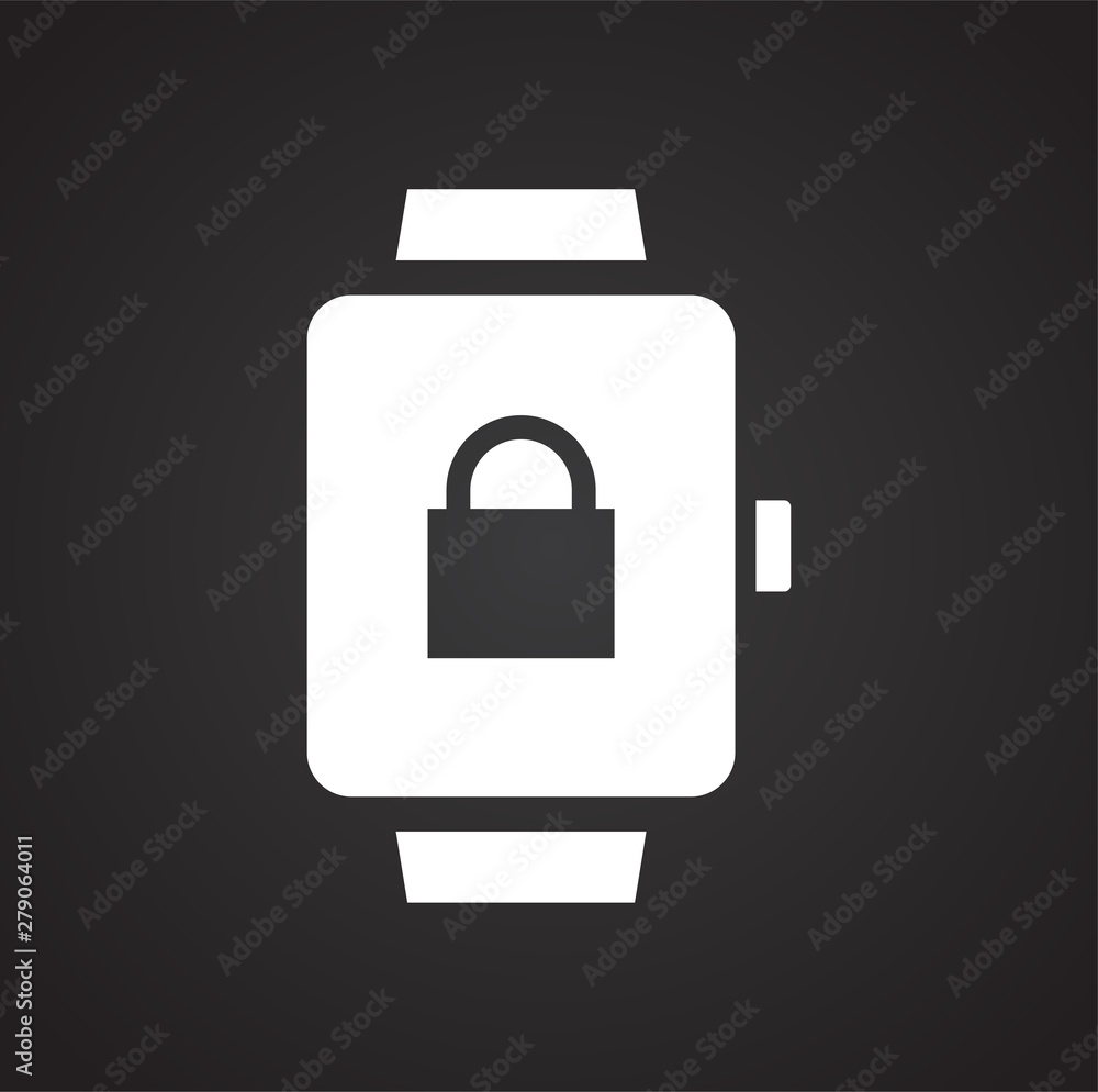 Smart lock icon on background for graphic and web design. Simple illustration. Internet concept symbol for website button or mobile app. Smart lock icon on background for graphic and web design. Simple illustration. Internet concept symbol for website button or mobile app.