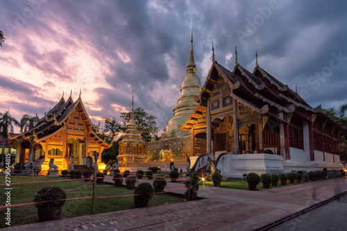 Wat Phra Singh in Chiang Mai, Thailand © Michele