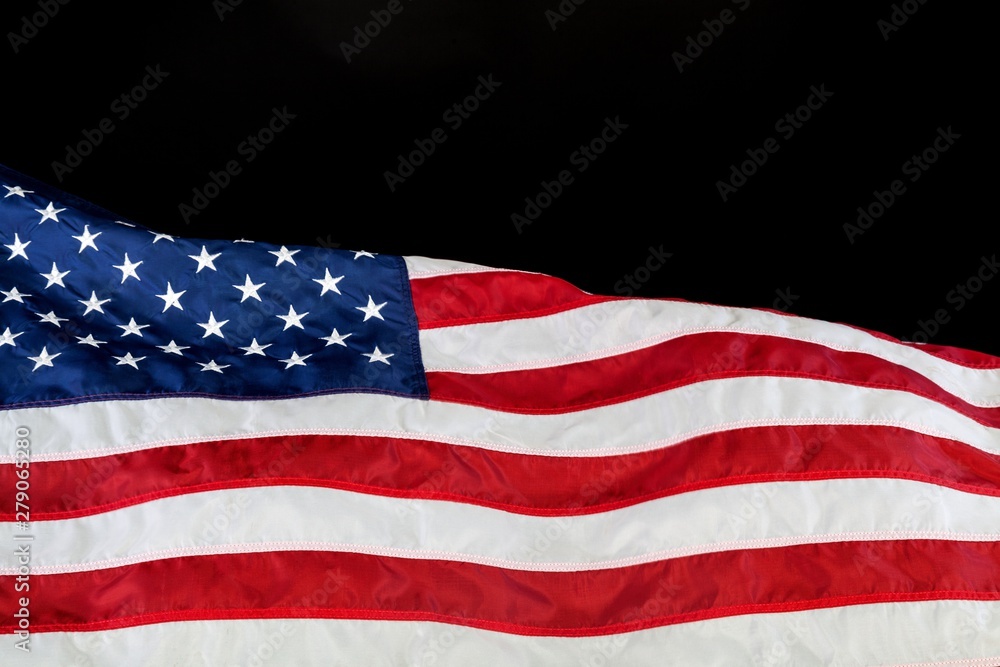 Obraz premium Closeup of the American Flag