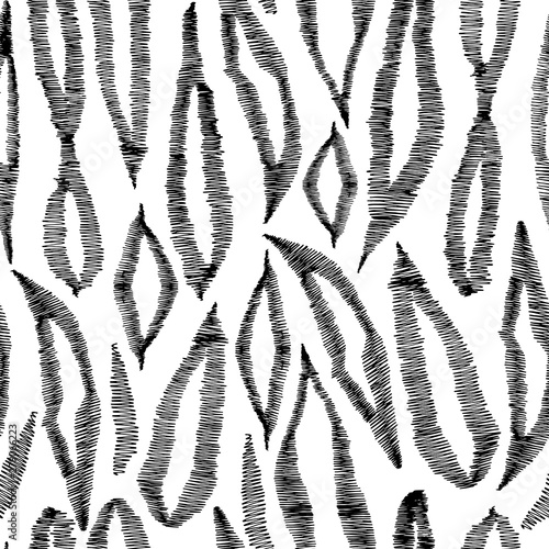 Abstract Hatching Shapes