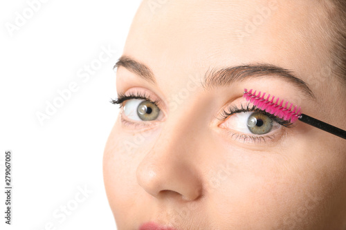 Beautiful young woman with ...