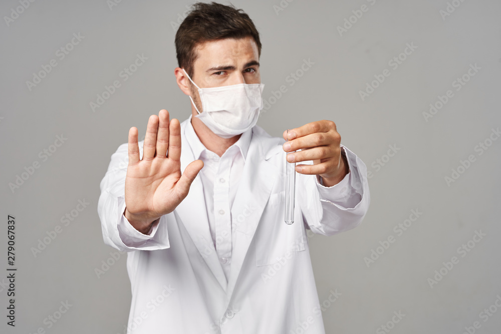 man with protective mask man with protective mask