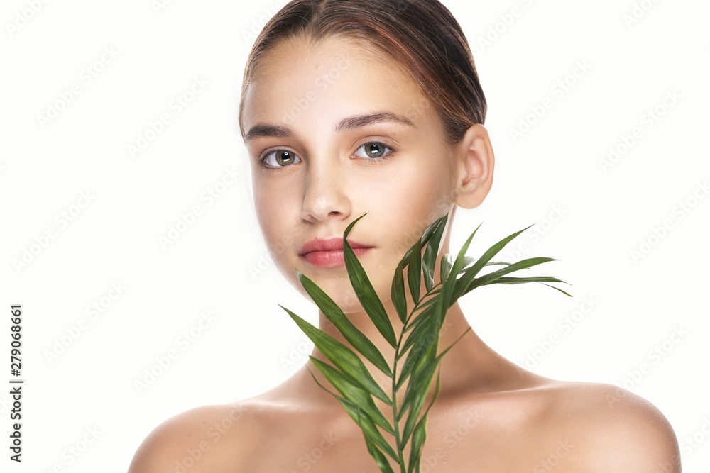 portrait of young beautiful woman with perfect skin portrait of young beautiful woman with perfect skin