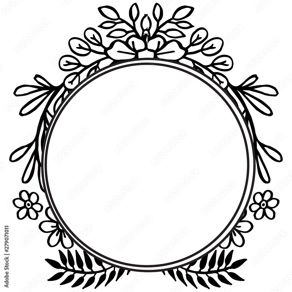Graphic design of boutique, with various wallpaper of floral frames. Vector Graphic design of boutique, with various wallpaper of floral frames. Vector