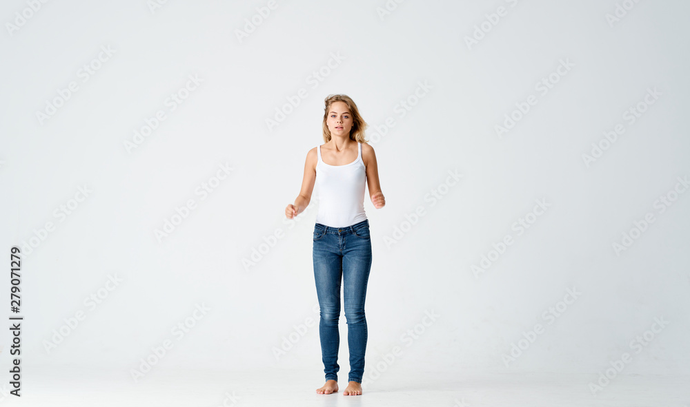 young woman running on the beach young woman running on the beach