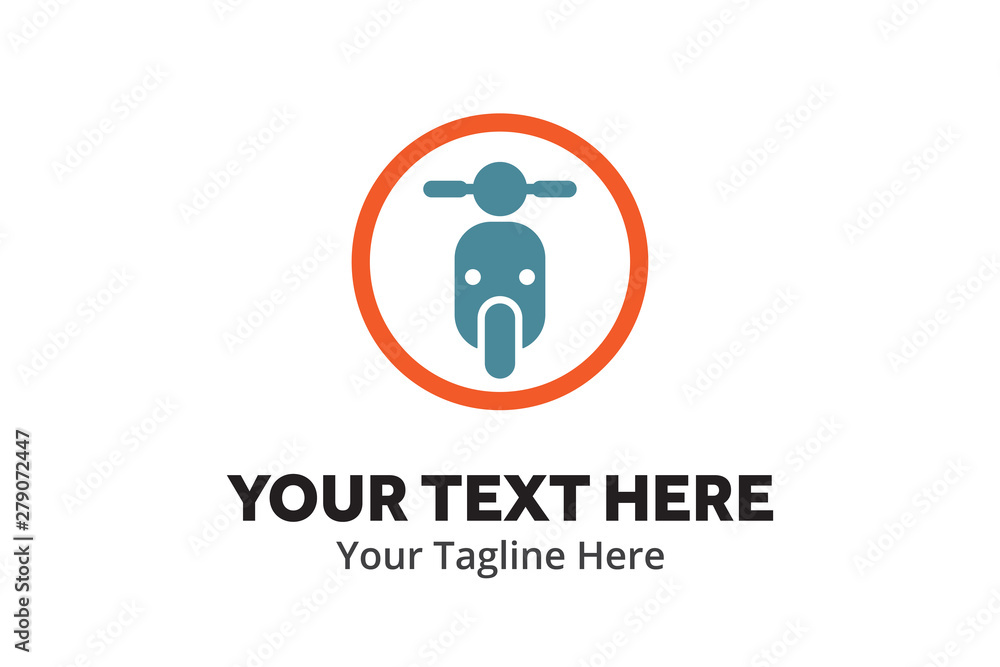 simple motorcycle logo creative design in flat style with color . emotorbike logo creative design for identity and club simple motorcycle logo creative design in flat style with color . emotorbike logo creative design for identity and club