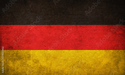 Flag of Germany with a raw style.