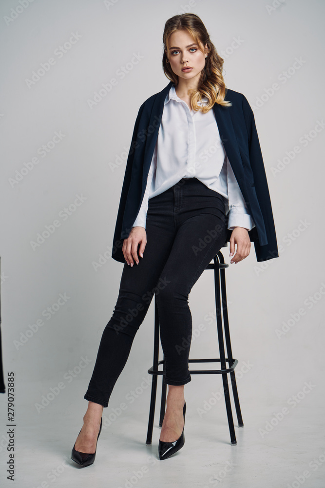 young woman in black dress young woman in black dress