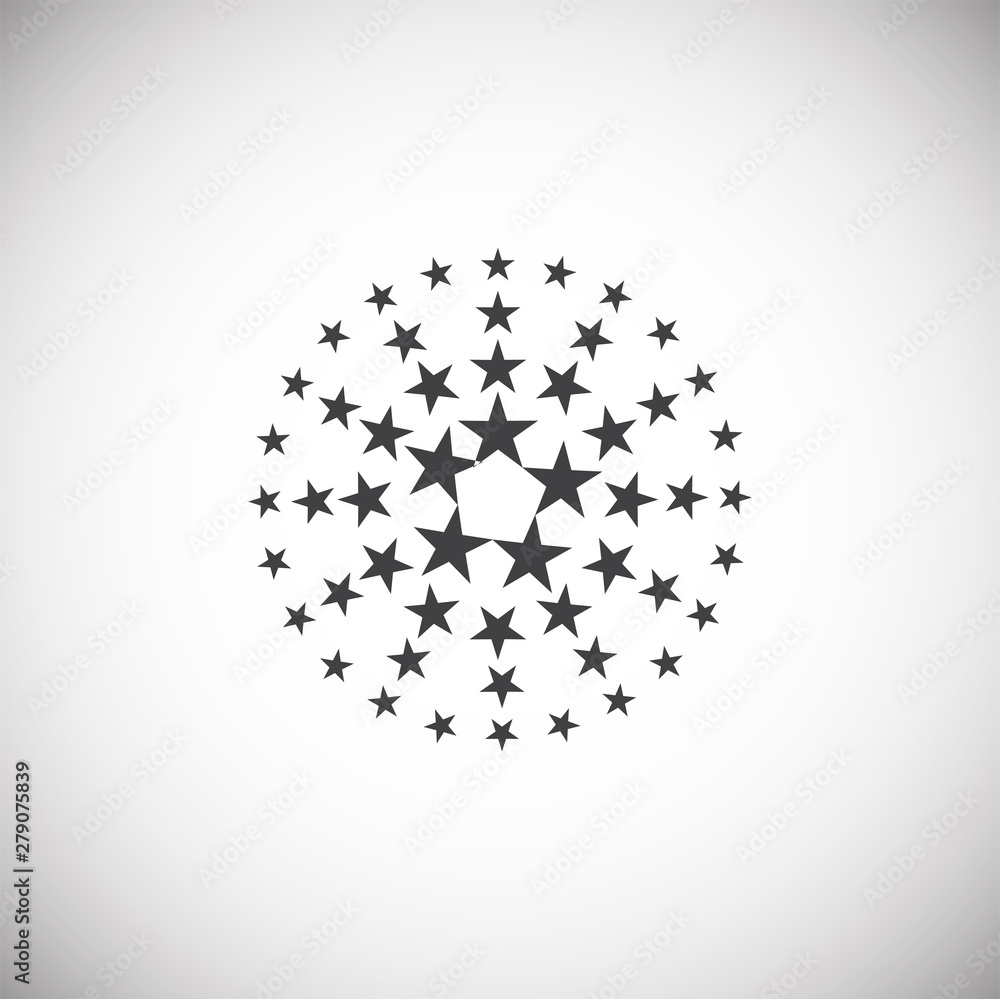 Firework related icon on background for graphic and web design. Simple illustration. Internet concept symbol for website button or mobile app. Firework related icon on background for graphic and web design. Simple illustration. Internet concept symbol for website button or mobile app.